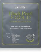 Petitfée Black Pearl & Gold intenzivní hydrogelová maska s 24karátovým zlatem 32 g