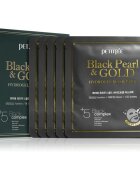 Petitfée Black Pearl & Gold intenzivní hydrogelová maska s 24karátovým zlatem 5x32 g
