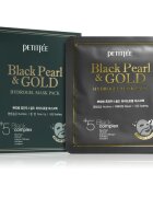 Petitfée Black Pearl & Gold intenzivní hydrogelová maska s 24karátovým zlatem 5x32 g
