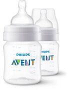 Philips Avent Anti-colic SCY100/02 kojenecká láhev anti-colic 1 m+ 2x125 ml