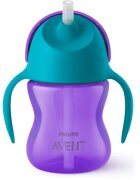 Philips Avent Bendy Straw SCF796/02 9m+ hrnek s ohebným brčkem Purple 1 ks