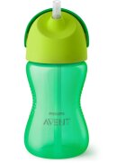 Philips Avent Bendy Straw SCF798/01 12m+ hrnek s ohebným brčkem Green 300 ml