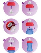 Philips Avent My Grippy SCF802/02 9m+ hrnek Purple 1 ks