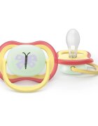 Philips Avent Ultra Air Day&Night SCF376/25 0-6m dudlík Girl 2 ks