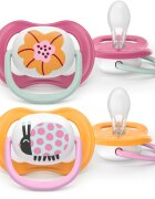 Philips Avent Ultra Air SCF080/27 6-18 m dudlík Girl 2 ks