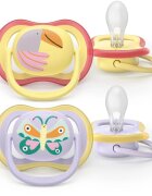 Philips Avent Ultra Air SCF087/04 0-6m dudlík Girl 2 ks