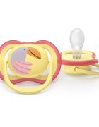 Philips Avent Ultra Air SCF087/04 0-6m dudlík Girl 2 ks
