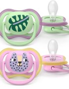Philips Avent Ultra Air SCF087/13 6-18m dudlík Girl 2 ks