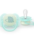 Philips Avent Ultrasoft Night SCF094/01 0-6m dudlík Neutral 2 ks
