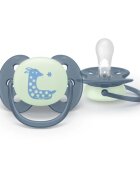 Philips Avent Ultrasoft Night SCF094/03 6-18m dudlík Neutral 2 ks