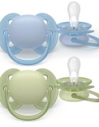 Philips Avent Ultrasoft SCF091/37 0-6 m dudlík Boy 2 ks