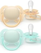 Philips Avent Ultrasoft SCF091/40 0-6 m dudlík Neutral 2 ks