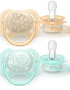 Philips Avent Ultrasoft SCF091/41 0-6 m dudlík Neutral 2 ks