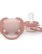 Philips Avent Ultrasoft SCF091/43 6-18 m dudlík Girl 2 ks