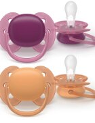 Philips Avent Ultrasoft SCF093/03 18+m dudlík Girl 2 ks