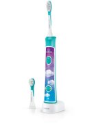 Philips Sonicare For Kids HX6322/04 sonický elektrický zubní kartáček pro děti s Bluetooth Aqua 1 ks