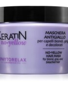 Phytorelax Laboratories Keratin No-Yellow maska proti žlutým tónům pro blond a šedivé vlasy 250 ml