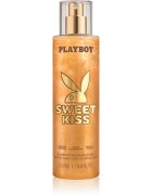 Playboy Sweet Kiss tělový sprej se třpytkami pro ženy 250 ml