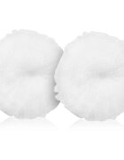 PMD Beauty Silverscrub Loofah Replacements náhradní hlavice pro čisticí kartáček Black 2 ks