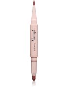 PUPA Milano Vamp! Creamy Duo rtěnka a konturovací tužka na rty 2 v 1 odstín 006 Deep Rose 0.8 g