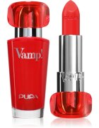 PUPA Milano Vamp! Luminous Lipstick rtěnka pro plné rty odstín 303 Red 3.5 g