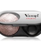 PUPA Milano Vamp! Radiant Baked Eyeshadow dlouhotrvající zářivé oční stíny odstín 404 Cold Taupe - WET & DRY 1 g