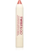 puroBIO Cosmetics Twist&Go vyživující rtěnka v tužce odstín Peach Nude 2.9 g