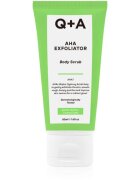 Q+A AHA Exfoliator tělový peeling s AHA kyselinami vůně Golden Vanilla + Coconut 50 ml