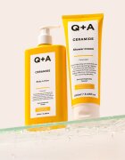 Q+A Ceramide sprchový krém pro posílení kožní bariéry vůně Sweet Almond + Pistachio 250 ml