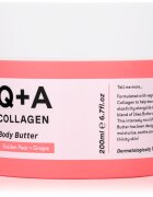 Q+A Collagen tělové máslo s vyživujícím účinkem vůně Golden Pear + Grape 200 ml