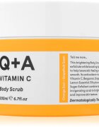 Q+A Vitamin C rozjasňující tělový peeling vůně Orange Zest + Grapefruit 200 ml