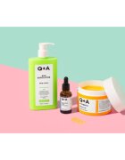 Q+A Vitamin C rozjasňující tělový peeling vůně Orange Zest + Grapefruit 200 ml