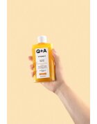 Q+A Vitamin C třpytivý olej na tělo vůně Orange Zest + Grapefruit 150 ml