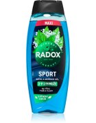 Radox Harmonie sprchový gel pro muže maxi Mint & Sea Salt 450 ml