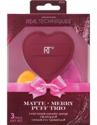 Real Techniques Matte + Merry Puff Trio sada aplikátorů