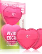 Real Techniques Vivid Escape All About that Base Puff Set houbička na make-up 2 ks