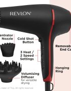 Revlon Beauty SmoothstayTM Coconut oil-infused Hair dryer fén na vlasy 1 ks
