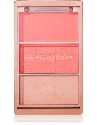 Revolution Blush Icon Palette paleta tvářenek odstín Authentic Peach 9.8 g