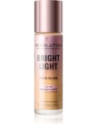 Revolution Bright Light Face Glow rozjasňující tónovací fluid odstín Lustre Medium Light 23 ml