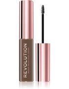 Revolution Brow Fixer gel na obočí odstín Ash Brown 6 ml