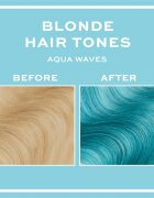 Revolution Haircare Tones For Blondes tónovací balzám pro blond vlasy odstín Aqua Waves 150 ml