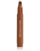 Revolution Instant Brow Hair fix na obočí odstín Warm Brown 1.8 ml