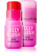 Revolution Jelly Blush tvářenka v tyčince na rty a tváře odstín Strawberry Pink 5.5 g