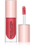 Revolution Pout Bomb lesk na rty pro větší objem s vysokým leskem odstín Peachy 4.6 ml
