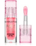 Revolution Pout Lip olej na rty s hydratačním účinkem odstín Pink Shimmer 3 ml