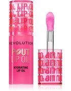 Revolution Pout Lip olej na rty s hydratačním účinkem odstín Raspberry Pink 3 ml