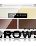 Revolution Relove Colour Cult paleta pro líčení obočí odstín Dark 32 g