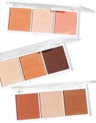 Revolution Relove Colour Play Contour Trio Palette konturovací paletka odstín Bronze Sugar 6 g