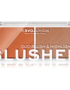 Revolution Relove Colour Play tvářenka s rozjasňovačem odstín Queen 58 g