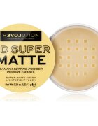 Revolution Relove HD Super Matte transparentní fixační pudr s matným efektem odstín Banana 7 g